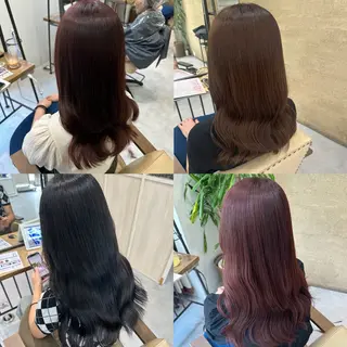 ロング カラー 髪質改善AUSTIN登戸所属・ICHIKA/暖色 カラー / Wカラーのヘアスタイル