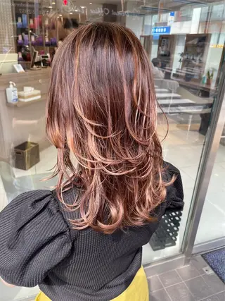 セミロング 勝見 美春のヘアスタイル