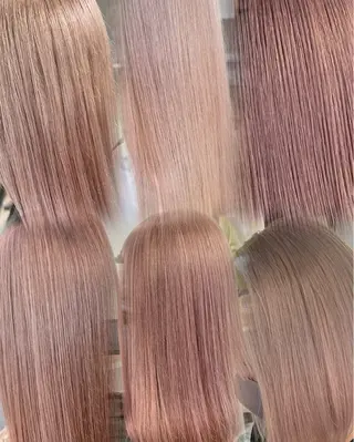 ロング カラー ✨艶ブリーチカラー ✨四ノ宮裕己のヘアスタイル