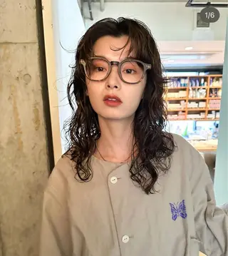 セミロング ナチュラル・抜け感 永井　賢三のヘアスタイル