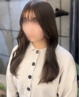 ロング カラー みな🫧艶カラー/ 髪質改善/前髪カットのヘアスタイル