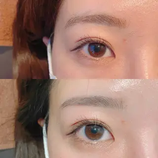 アイブロウ 🎀束感まつ毛🎀 川端椿のマツエク・マツパデザイン