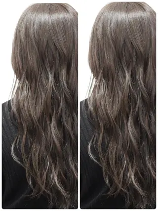 ロング カラー 🌟透明感カラー 🌟松岡勇輝のヘアスタイル