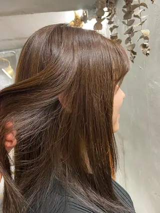 ロング カラー パーマ ヘアアレンジ お任せヘア☘️☘️ 及川渚のヘアスタイル