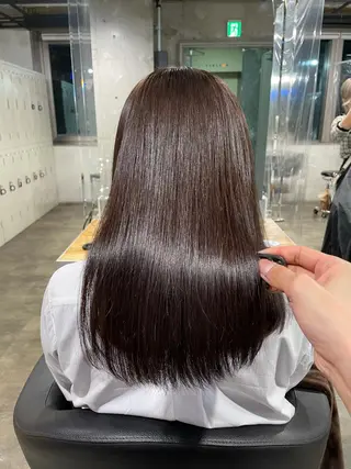 ミディアム カラー ベージュカラー💖 やすひろのヘアスタイル