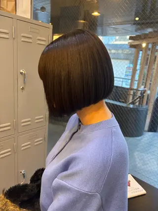 ミディアム 🌙髪質改善カラー Momoka🦋のヘアスタイル