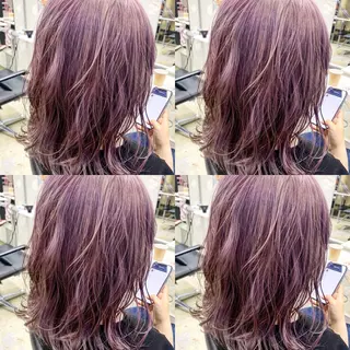 ミディアム カラー ヘアアレンジ 垢抜け案内人 鈴木聖矢✂️のヘアスタイル