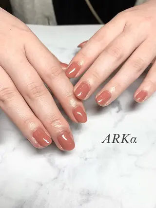 ミディアム カラー ネイル Nailsalon ARKαのネイルデザイン