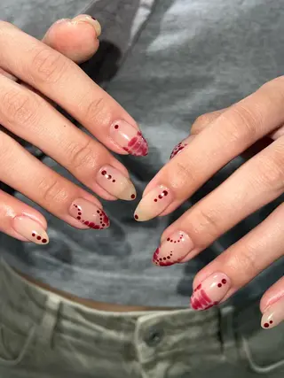 ネイル Hata nail 🎀個性派ニュアンスのネイルデザイン