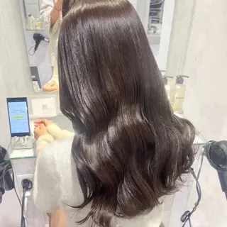 ロング カラー 🫧うる艶トレンド 🫧透明感カラーのヘアスタイル