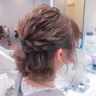 ショート カラー ヘアアレンジ MODE K's松原 YUMIのヘアスタイル