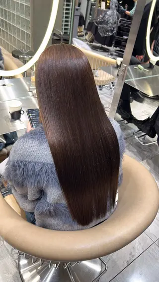 ロング カラー 🥇KEN /レイヤー/艶カラーのヘアスタイル