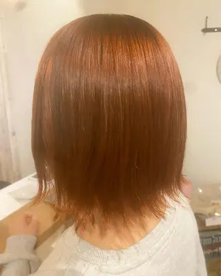 ショート ボブ/暖色/透明 感カラー/Sachiのヘアスタイル