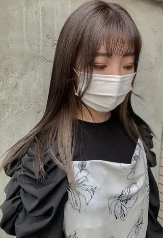 ロング カラー ヘアアレンジ yuka .のヘアスタイル