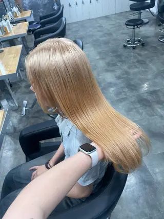 ロング カラー ハイトーン 横浜💞ミオのヘアスタイル