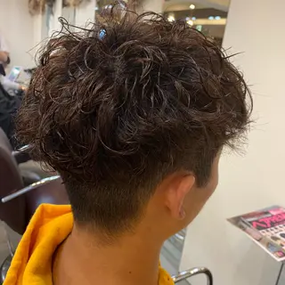 ショート パーマ メンズ AOI✩⡱ y2kネイルのネイルデザイン