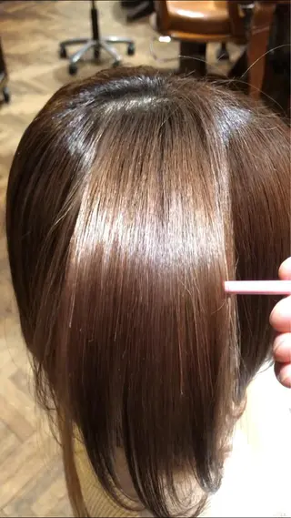 ミディアム stylist YUTOのヘアスタイル