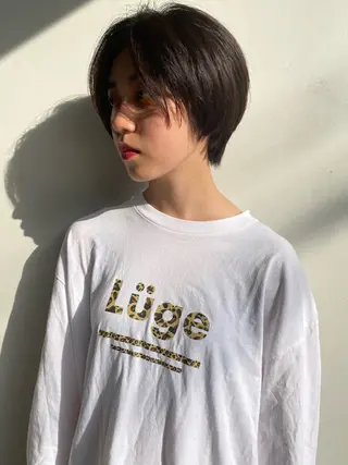 ショート les baladins du miroir所属・🍃YURI 🍃のヘアスタイル