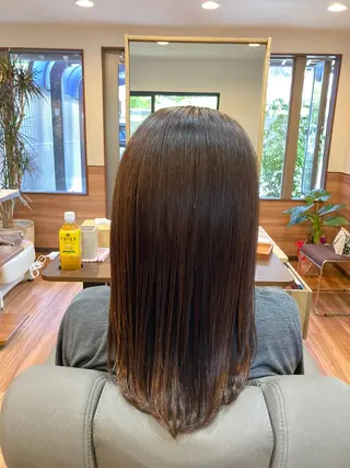 セミロング Annon プライベートサロンのヘアスタイル