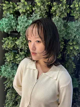 ミディアム 池袋/艶カラー/ 清楓のヘアスタイル