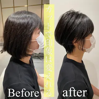 ショート 韓国くびれレイヤー 🇰🇷はづきのヘアスタイル