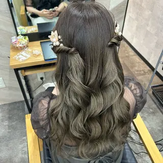 ロング ヘアアレンジ SHANTi 飯塚 ヘアセット/髪質改善のヘアスタイル