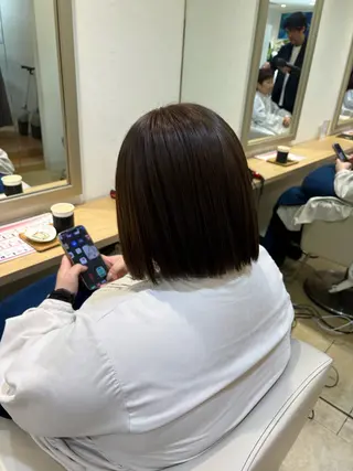 ミディアム カラー あいり 福岡美容師のヘアスタイル