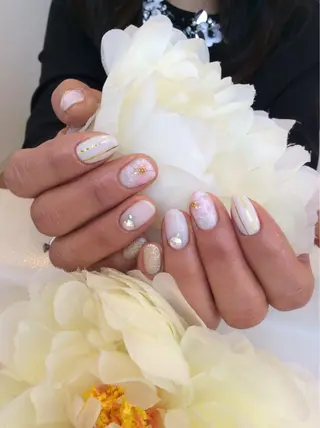 ミディアム TAKAMATSU RINAのネイルデザイン