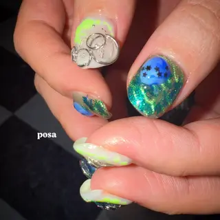 ネイル posa nail モエミのネイルデザイン