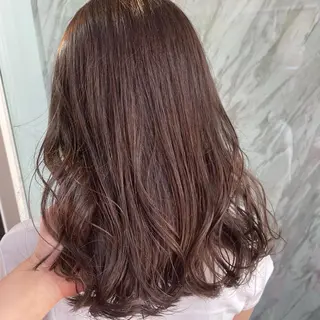 セミロング カラー k-two corso所属・パーマモデル募集🌈 森脇帆南のヘアスタイル