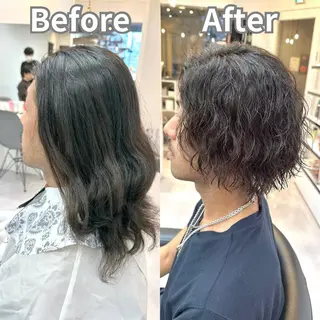 ショート 髪質改善× ハイライト溝江のヘアスタイル