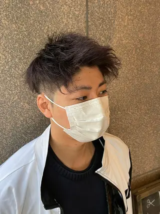 メンズ Le'a所属・渋谷/フェード/ 國分 翔のヘアスタイル