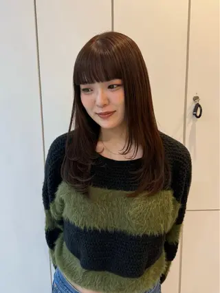 ロング カラー neneka レイヤーカット🍀のヘアスタイル