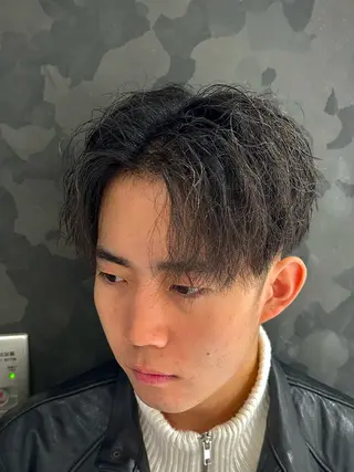 ミディアム メンズカット/ マッスルのヘアスタイル