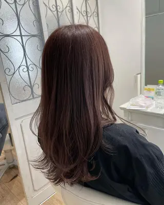 ミディアム カラー パーマ ヘアアレンジ メンズ キッズ ネイル マツエク・マツパ 🫧垢抜けヘア🫧 SHIORIのヘアスタイル