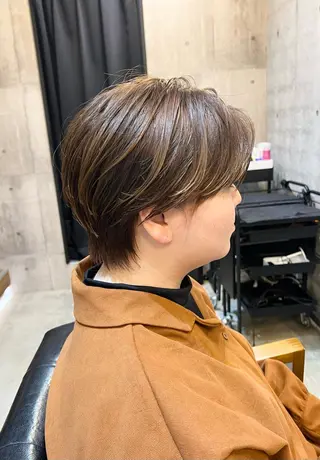 ショート ショートボブ／川崎 子安健太のヘアスタイル