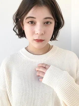 ミディアム メンズ✨パーマ 大室雄基のヘアスタイル