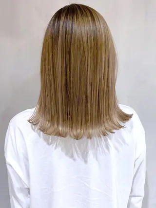 ミディアム カラー パーマ ヘアアレンジ ITbyALBUM 中野店のヘアスタイル