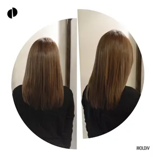 セミロング カラー ✨縮毛矯正✨髪質改善 ナカシマ ユミのヘアスタイル