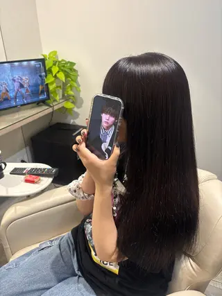 ロング neaf 六本木店所属・六本木🫧パーマ 望月彩音のヘアスタイル