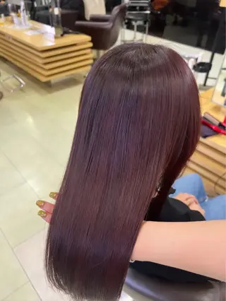 ミディアム 暖色ｶﾗｰ/ﾚｲﾔｰ ｶｯﾄ/Yunaのヘアスタイル