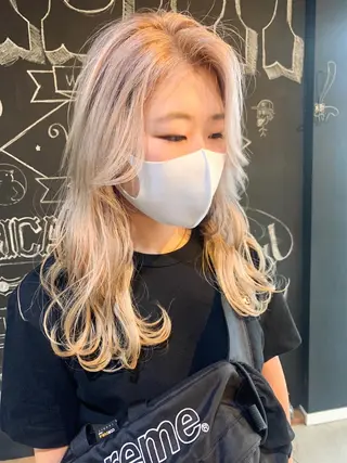 セミロング カラー メンズヘア/レイヤー /ボブ山内春輝のヘアスタイル