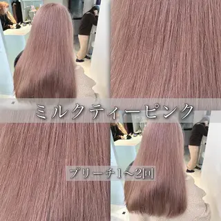 ロング カラー 🪄池袋ハイトーン 🪄ブリーチカラーのヘアスタイル
