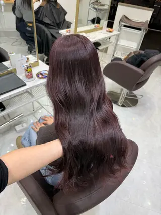 ロング カラー ヘアアレンジ 💗横浜美容室 💗HARUNAのヘアスタイル