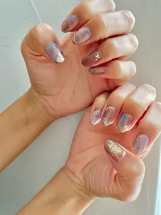 ネイル 甲府市徳行 🧸prunelleのネイルデザイン