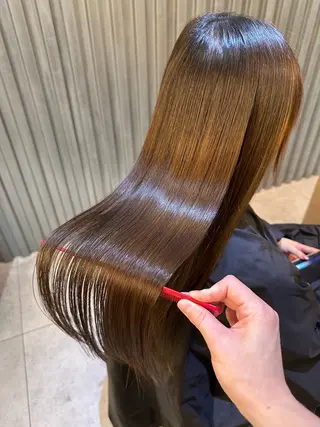 ロング 美髪矯正💎副店長 💎ミツキのヘアスタイル