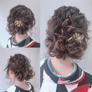 ヘアアレンジ 角田 安のヘアスタイル