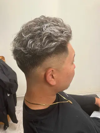 パーマ メンズ メンズ特化/パーマ/ フェードWATARUのヘアスタイル