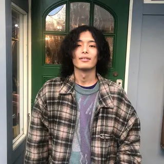 ミディアム メンズ BRITS 渡辺 菜々子のヘアスタイル