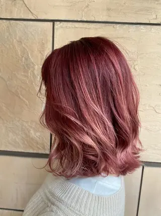 ミディアム 🦄艶カラー×韓国 NANA💎🐬のヘアスタイル